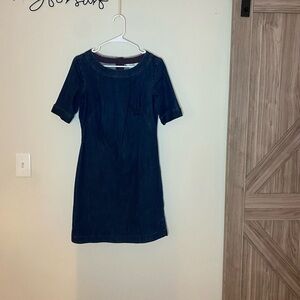 Boden Dark Denim Blue Mini Dress